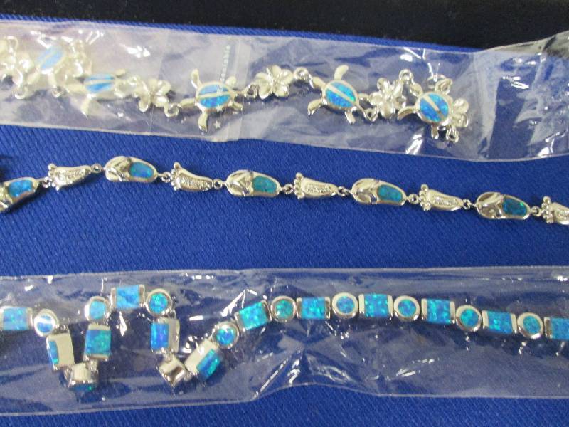 Lot of 7 Bracelets Retail $31-100 e...