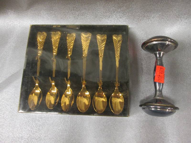 Baby Spoons & Rattle...