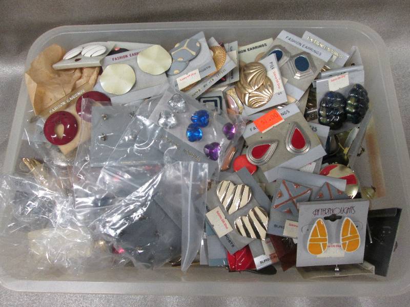Large Lot of Assorted Earrings, som...