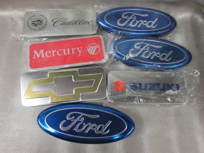 Lot of 7 Assorted Empty Car Adverti...