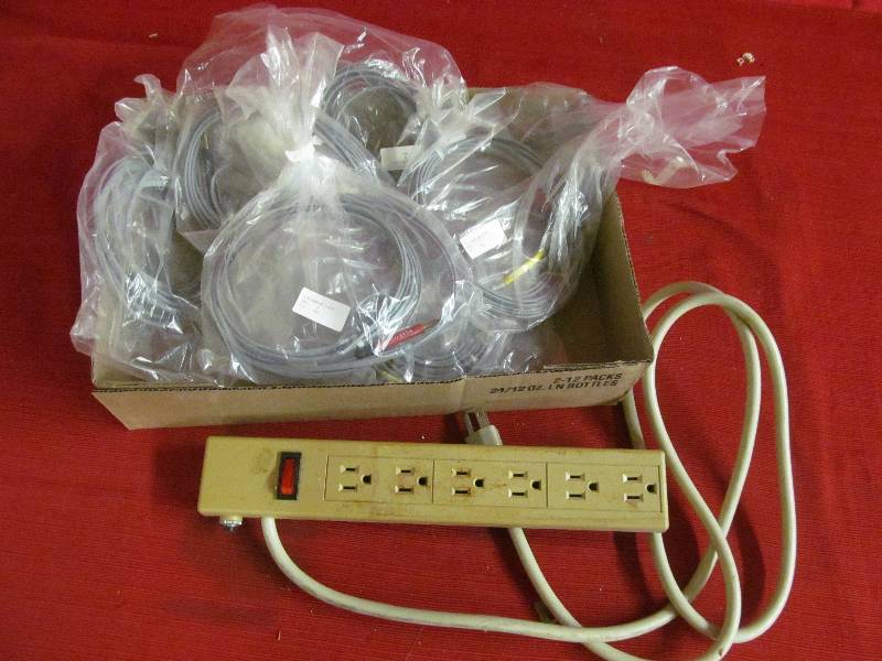 lot 80 image: power strip Lucero cables
