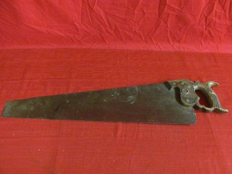 lot 152 image: hand saw