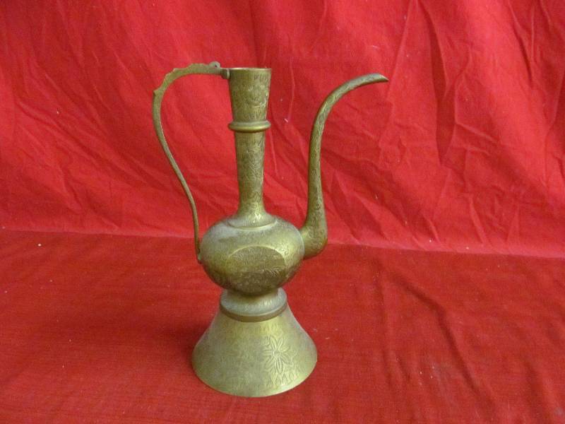 lot 264 image: Brass Pitcher