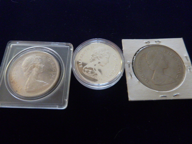 3 Canadian Dollar Coins