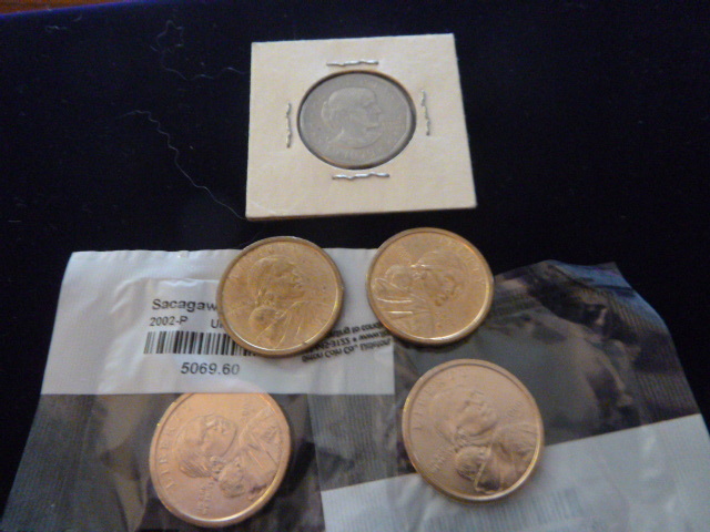 5 U. S. Dollar Coins