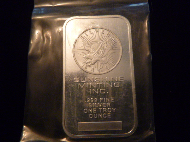 Sunshine Minting Inc. Silver Bar