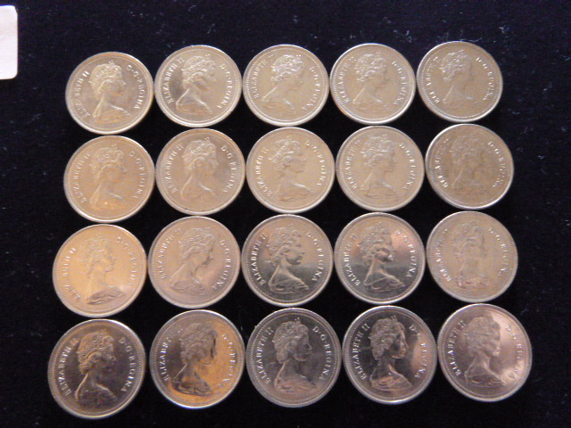 16 Canadian Mountie Centennial 25 Cent Coins