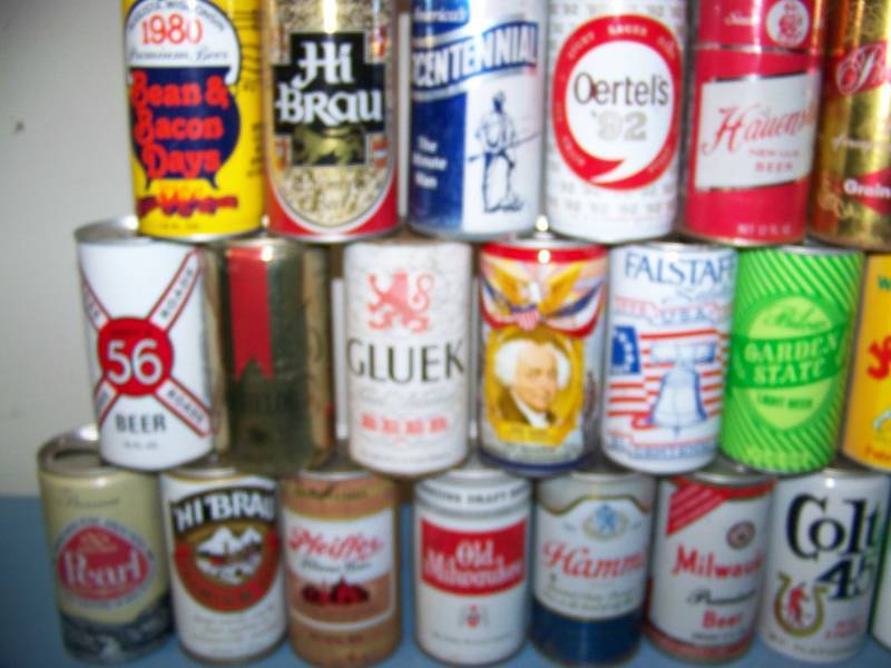lot 29 image: (41) Old, Vintage  Collectible Beer Cans
