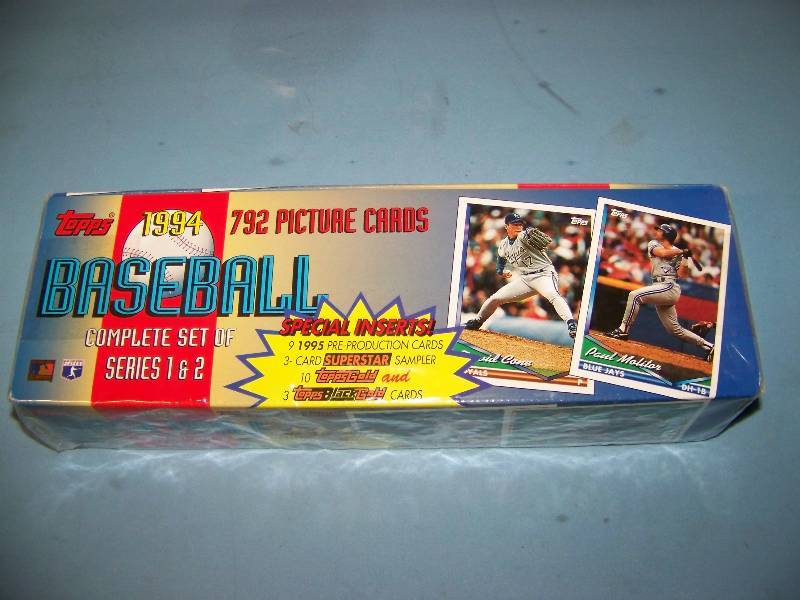 lot 27 image: Topps, 1994, Complete Set of Series 1 & 2, Sealed Baseball Cards and Topps, 1987, Baseball Cards