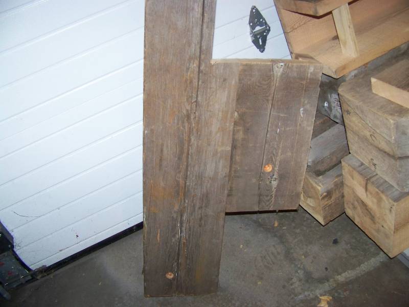 lot 66 image: Sections  Pieces of Old Barn Wood