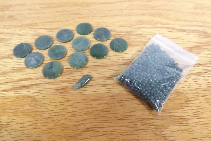 Lot of REAL Jade Beads, Discs, etc.