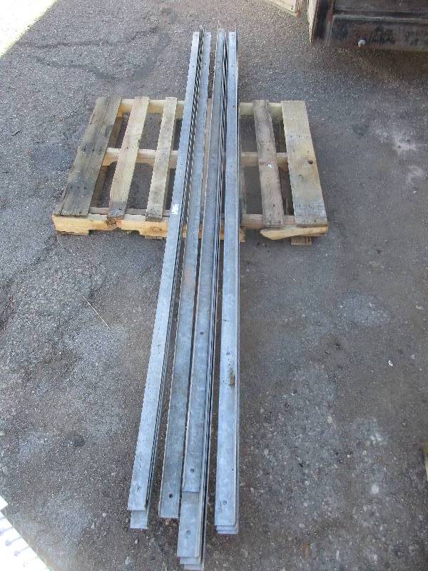 lot 56 image: 8ft Galvanized Angel iron