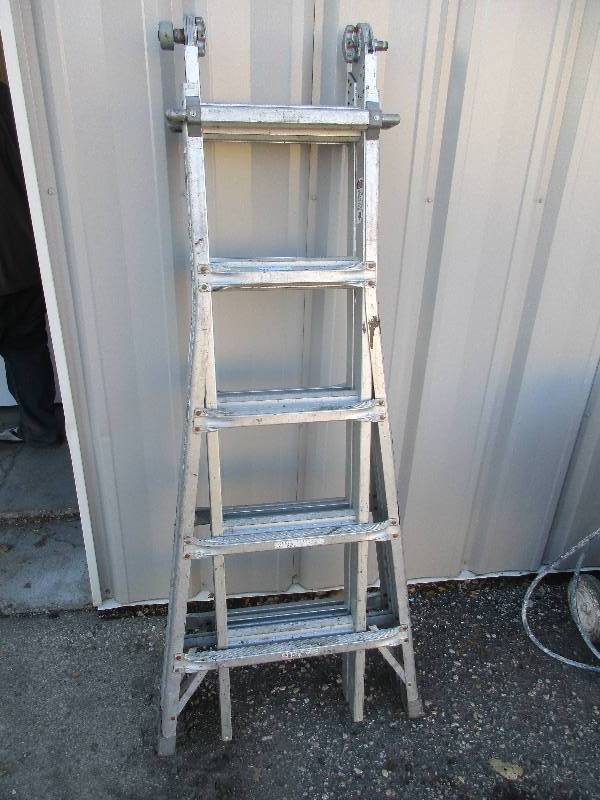 lot 73 image: keller adjustable ladder