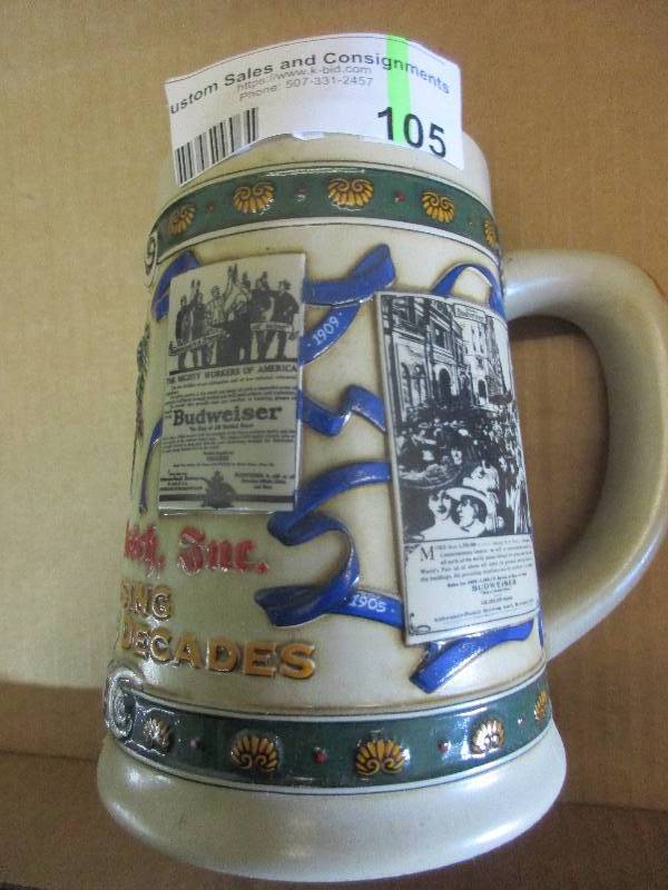 lot 105 image: beer stein