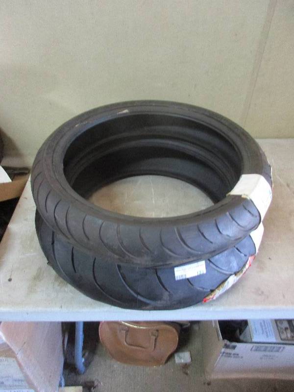 lot 123 image: 16060 ZR17 (69w) and 11070 ZR 17 (54w)  tires