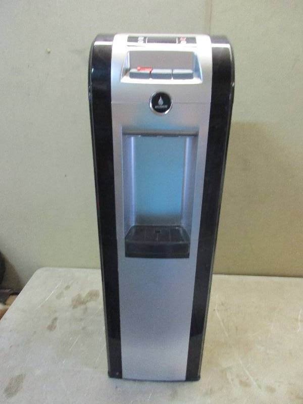 lot 151 image: cold and hot water dispenser w 2 extra bottles
