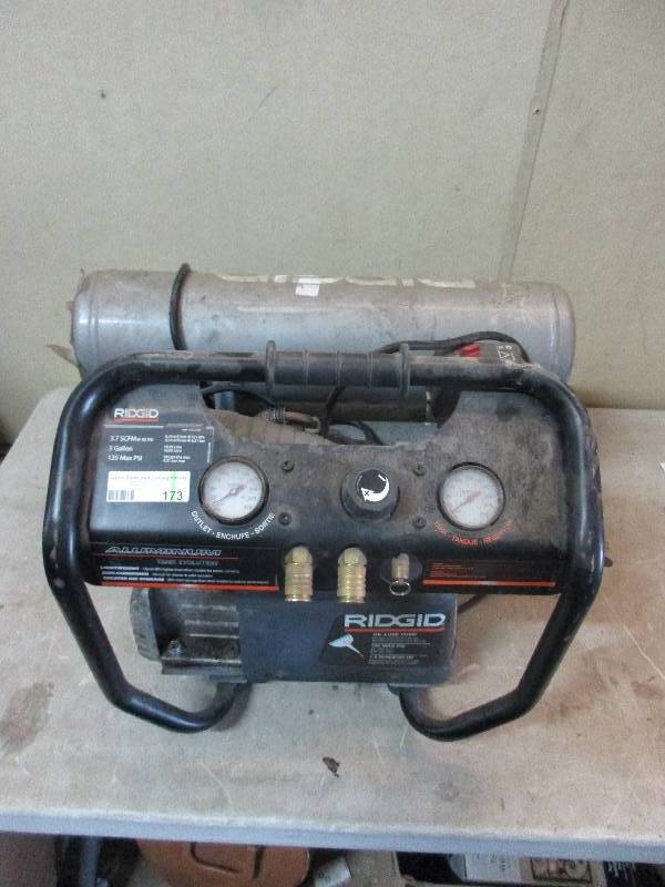 lot 173 image: Rigid air compressor