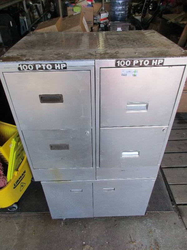 lot 186 image: file cabinet and stuff inside