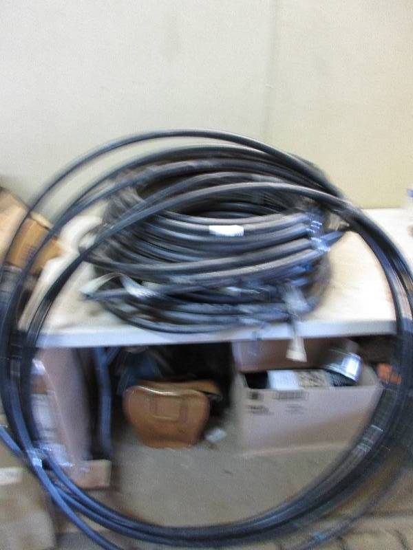 lot 201 image: 3 spools black tubing