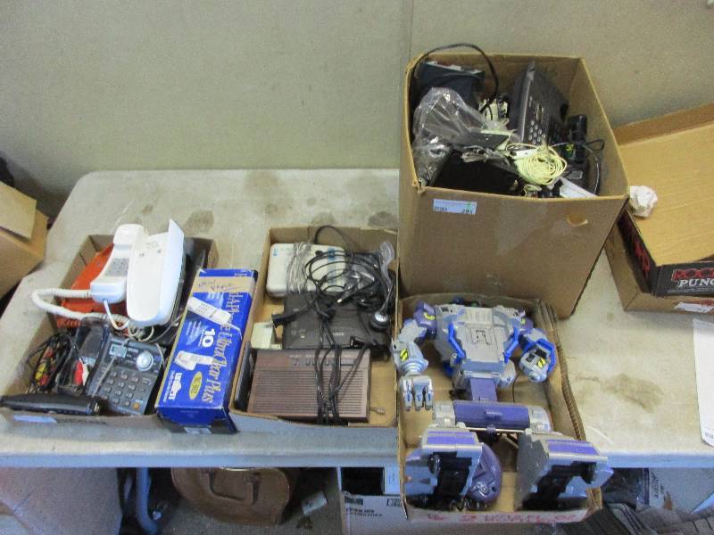lot 205 image: phones robot misc stuff