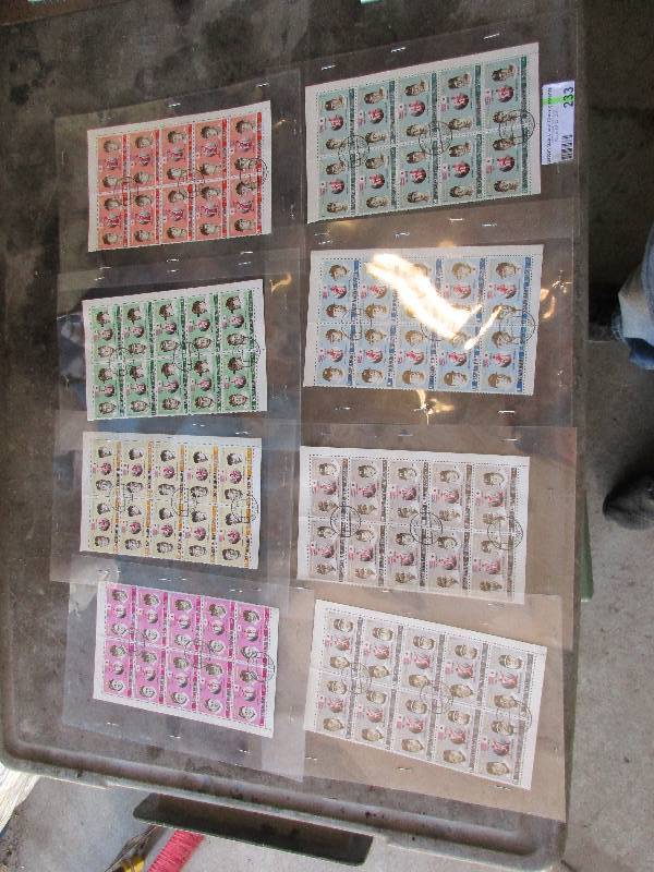 lot 233 image: vintage baseball stamps - see pictures