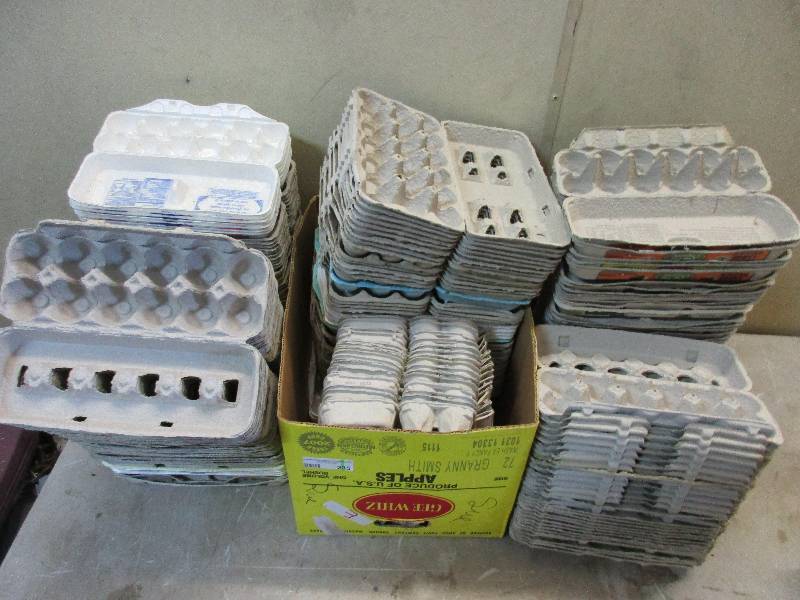 lot 235 image: 200 egg cartons