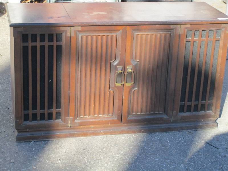 lot 245 image: BSR record and 8 track player