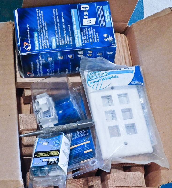 box of wood trim