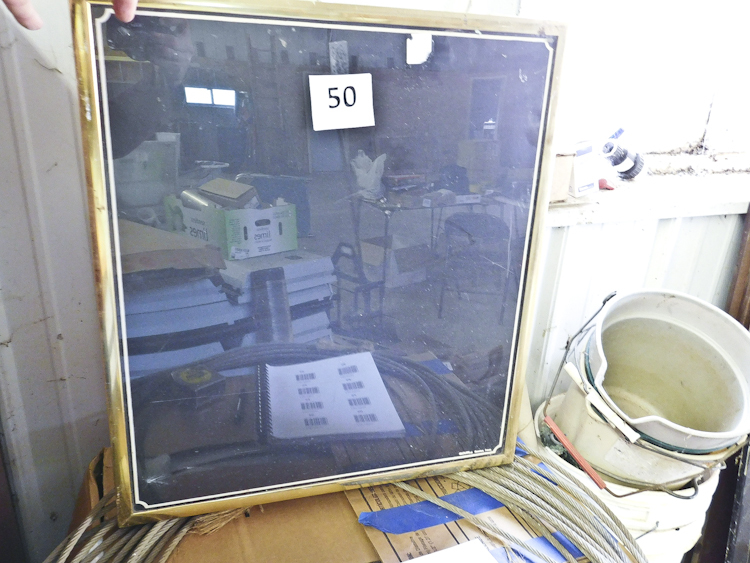 vintage back light frame