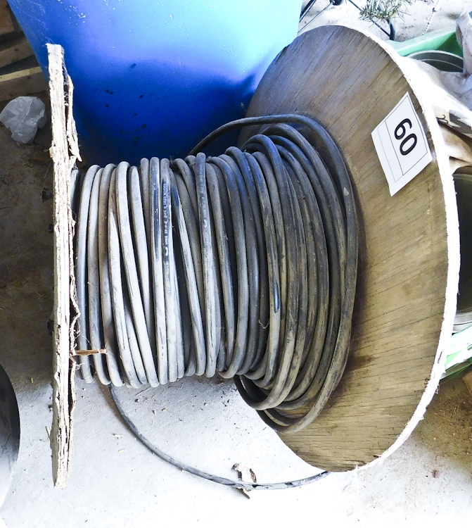 partial spool of wire
