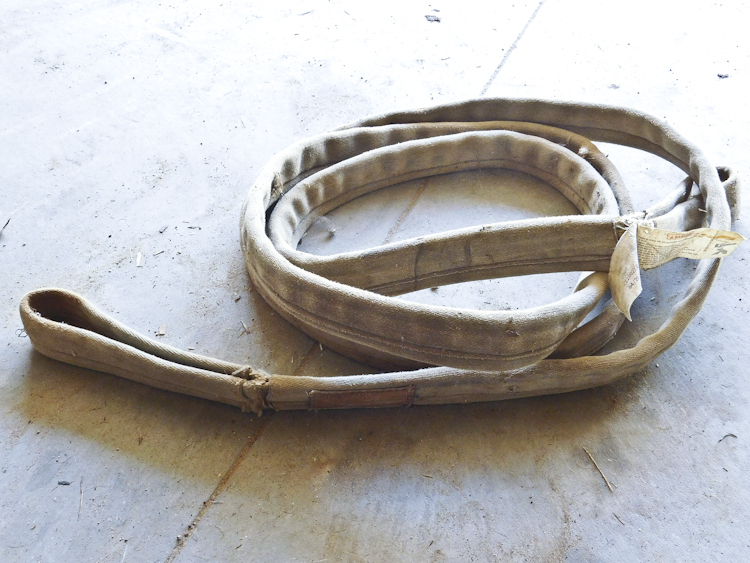cotton web tow rope 18ft