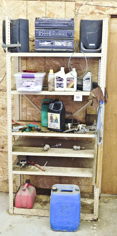 metal shelving