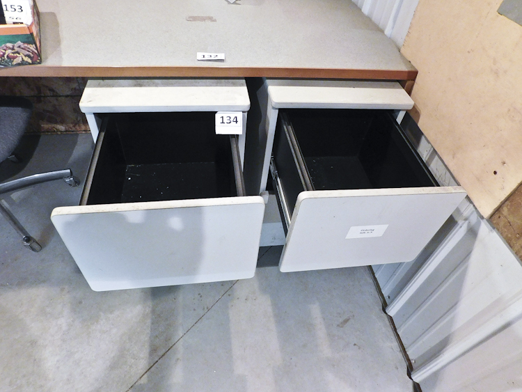 pair of two drawer files