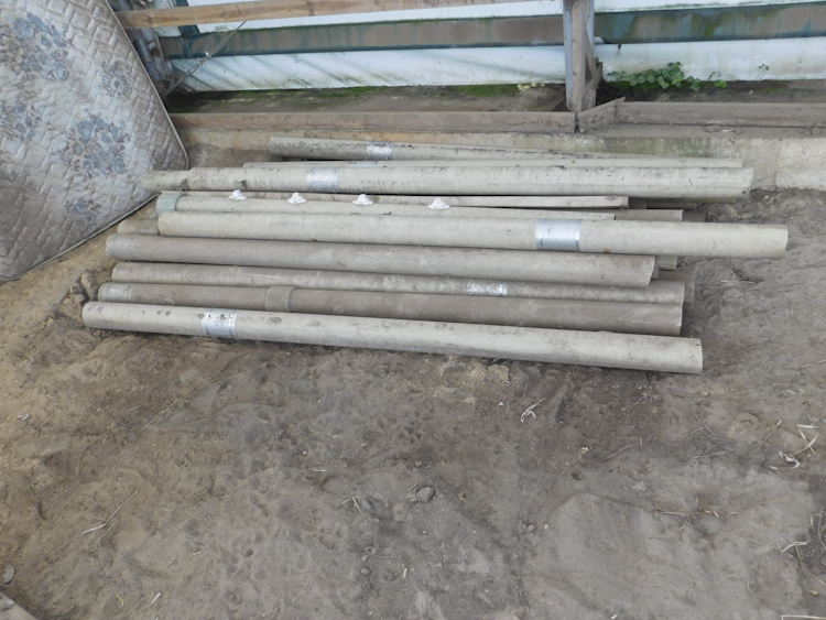 8� Fiberglass pipe