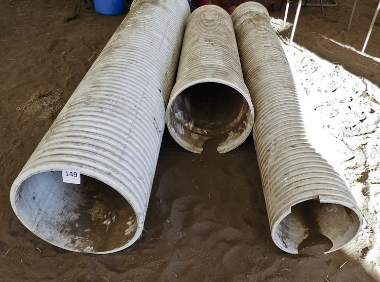 Two White Culverts