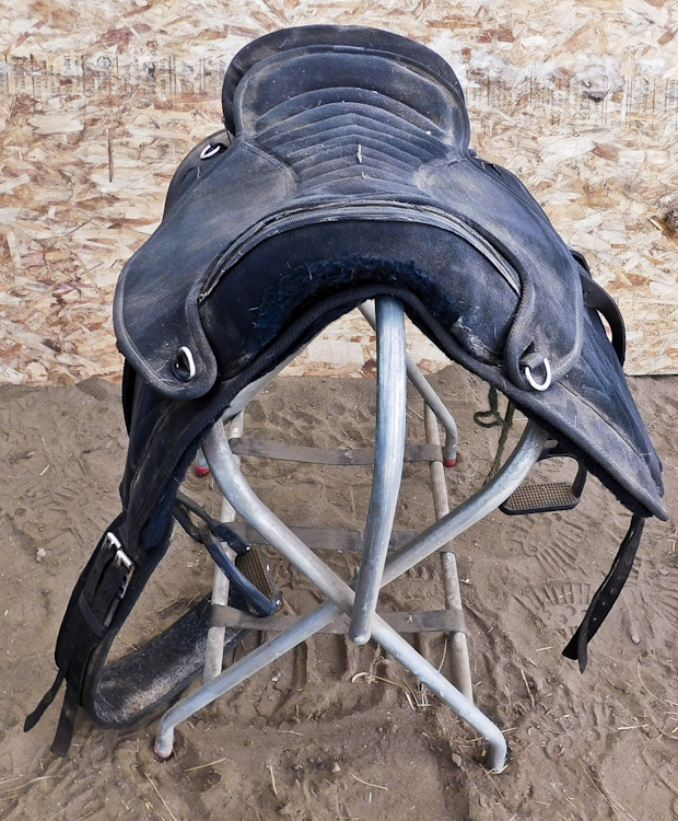 Horse riding saddle