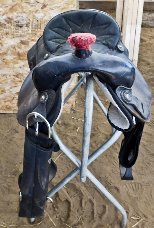 Horse riding saddle