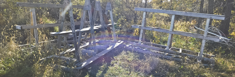 (3) 6 tall A-frame racks