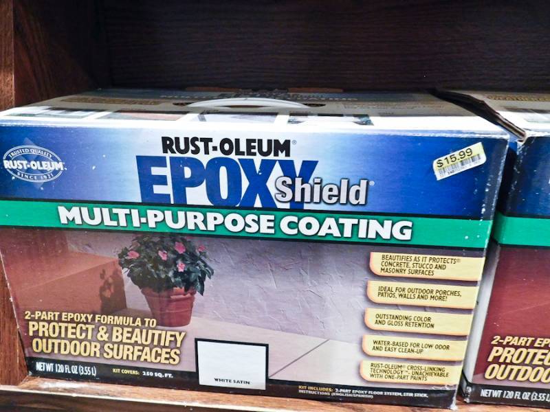 Rustoleum Epoxy shield