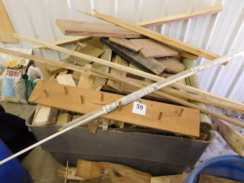 lot of scrap wood