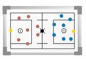 lot 14 image: GOAL SPORTING GOODS Lacrosse Magnetic Dry Erase Board, White, 18 x 12