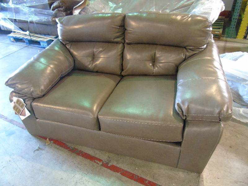 lot 26 image: Ashley Bastrop Loveseat - Gray
