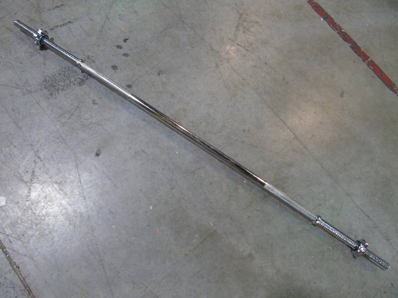 lot 34 image: Sunny Health and Fitness Sunny 60 Threaded Barbell Bar