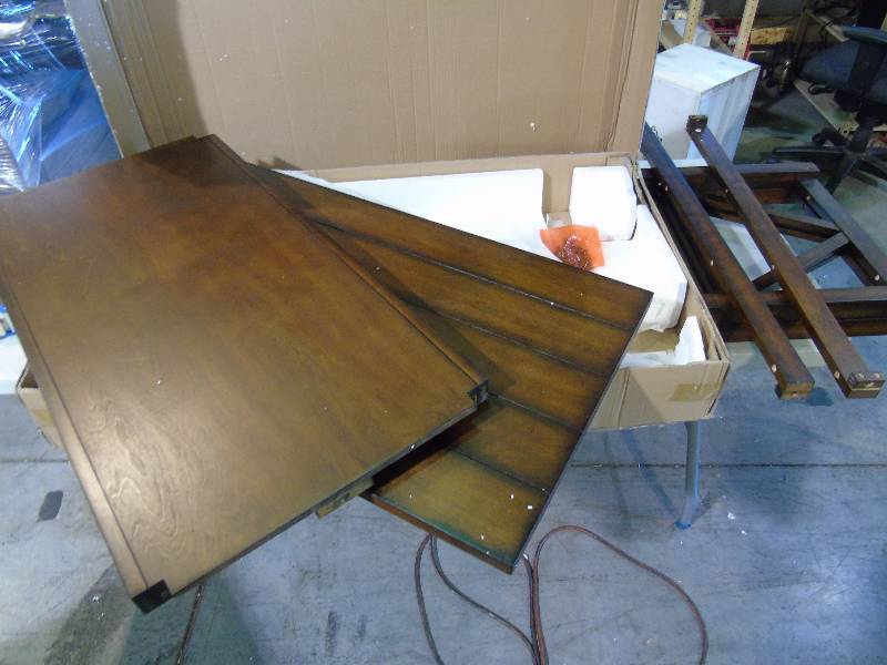 lot 67 image: McLeland Design Walnut-Finished Coffee Table