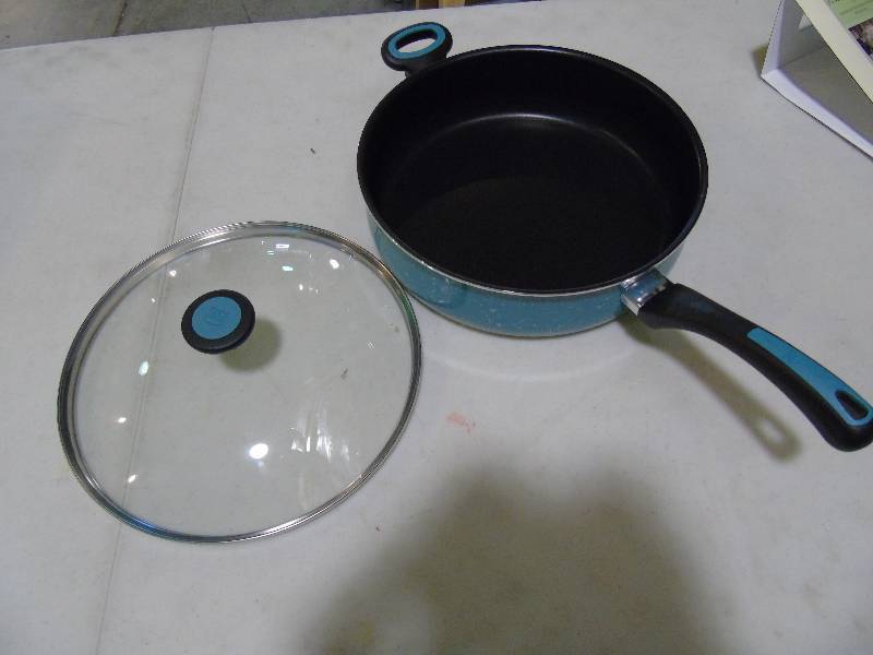 lot 122 image: Paula Deen Riverbend 5-Qt. Nonstick Aluminum Jumbo Cooker - Speckled Gulf Blue