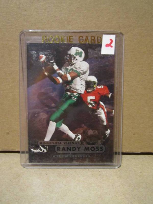 1998 fleer metal Randy Moss rookie ...
