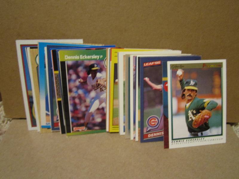 40 Dennis Eckersley cards...
