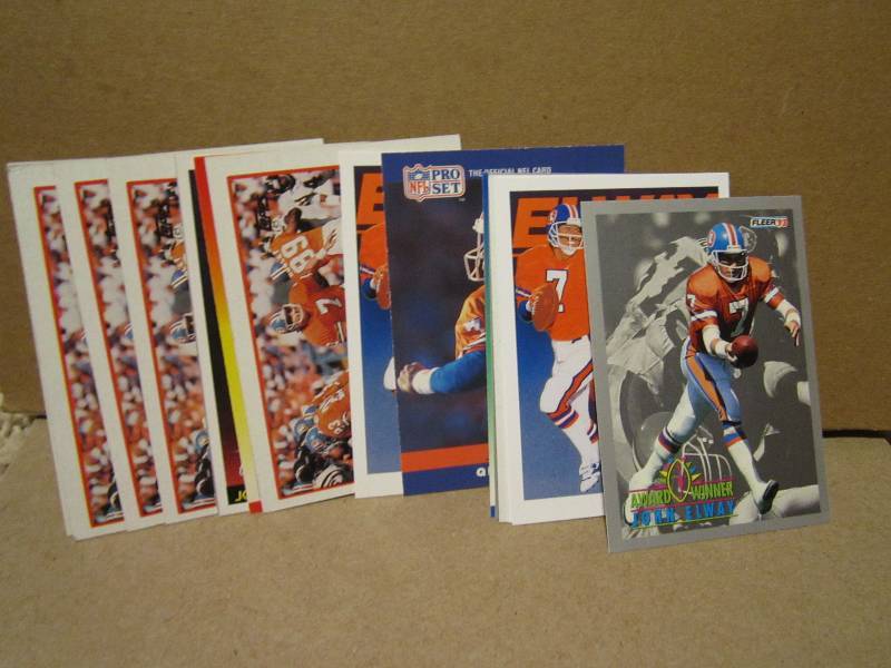 16 John Elway card...
