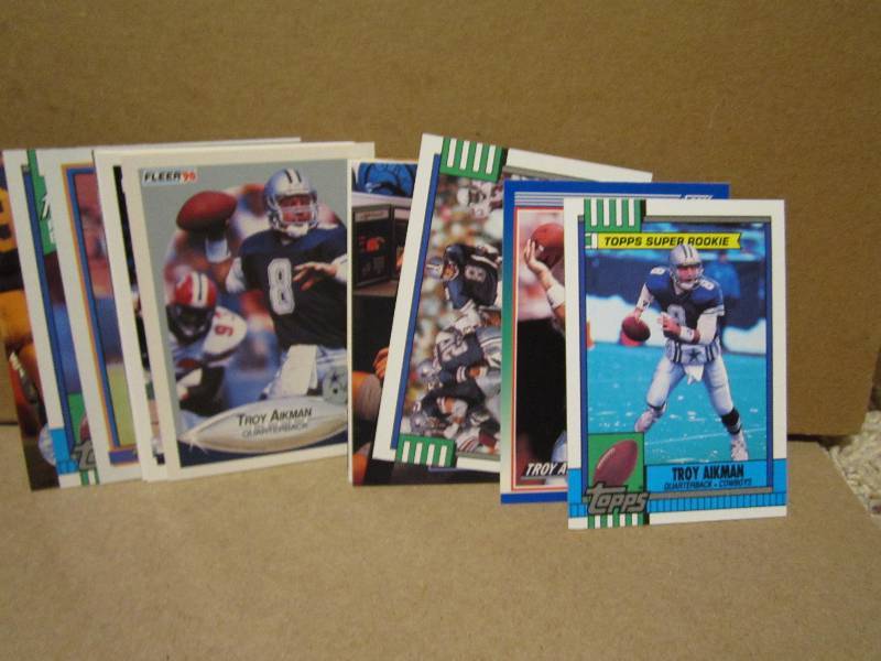 15 Troy Aikman cards...