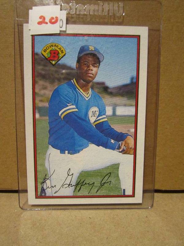1989 Bowman Ken Griffey jr rookie c...